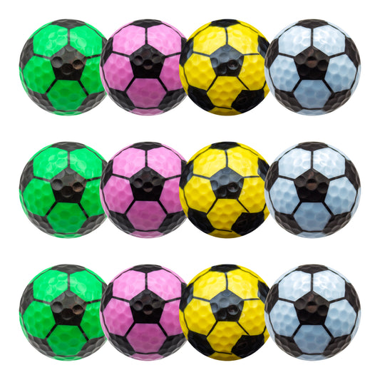 New Novelty Soccer Ball Color Mix of Golf Balls