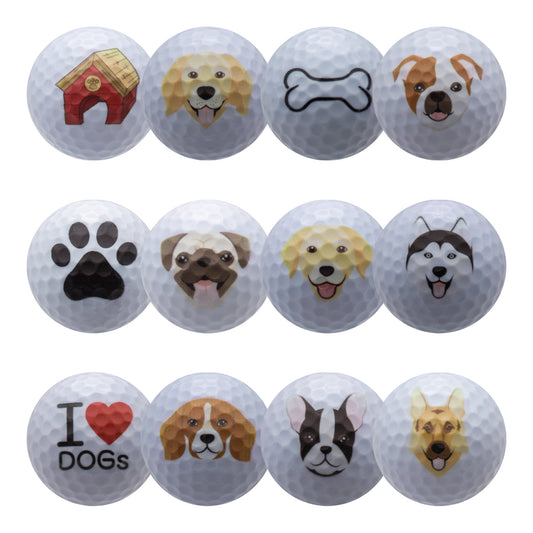 New Novelty Dog Lover Golf Balls