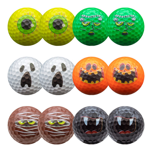 New Novelty Halloween Monster Mix Golf Balls