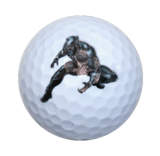 New Novelty Superhero Panther Golf Balls - ReNew Golf Balls