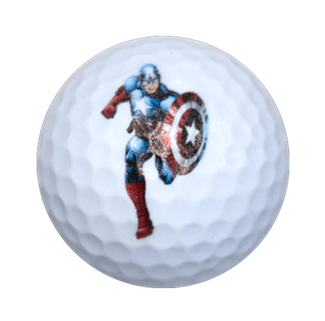 New Novelty Superhero Captain USA Golf Balls - ReNew Golf Balls