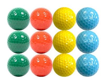 Deluxe Spring Color Mix of Golf Balls - New - ReNew Golf Balls