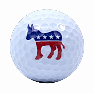 Novelty Democratic Donkey Golf Balls - ReNew Golf Balls