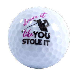 New Novelty Deluxe Golf Like a Girl Mix of Golf Balls - ReNew Golf Balls