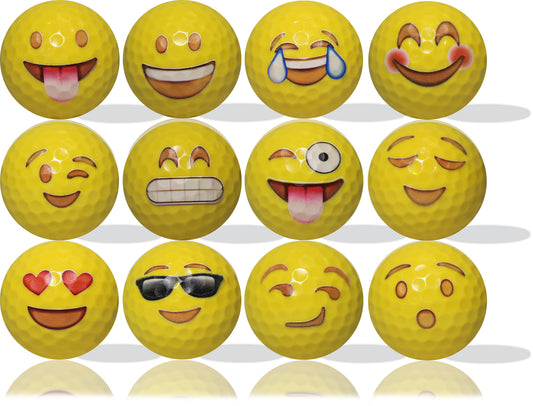 New Novelty - Emoji Golf Balls