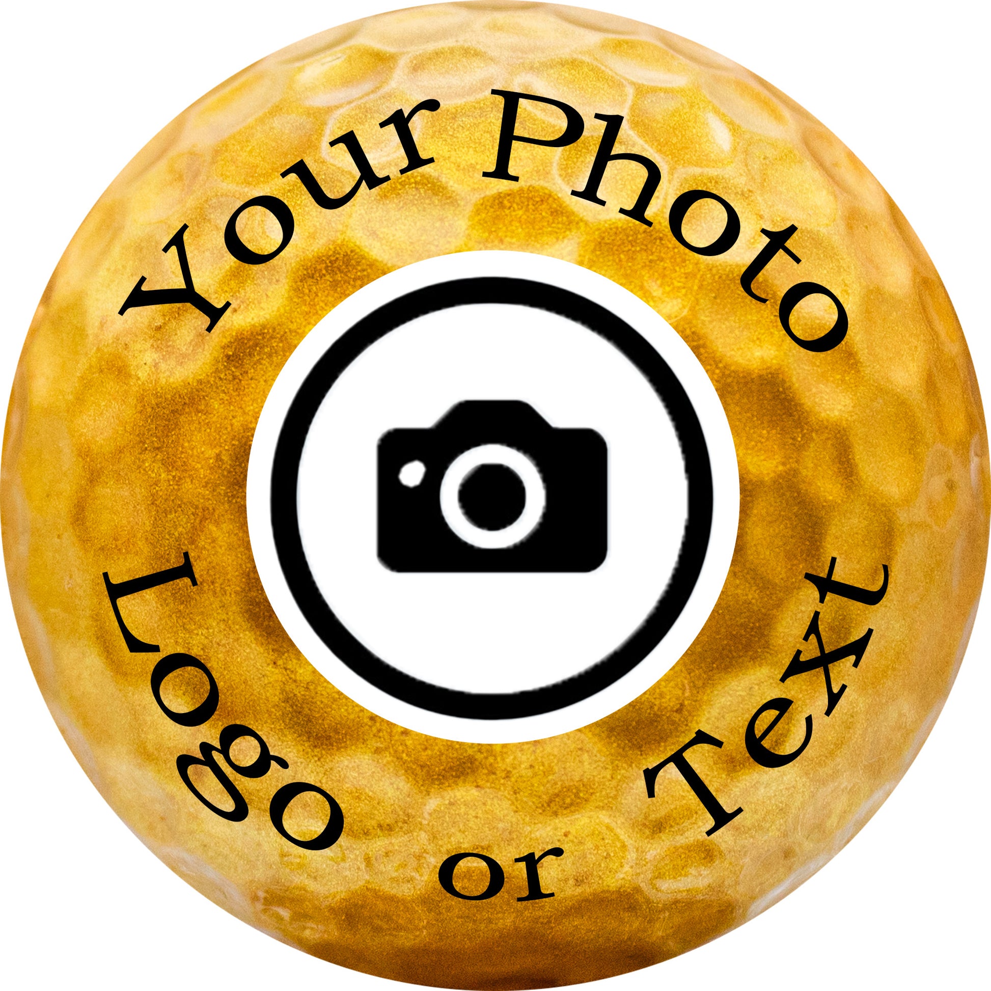 Personalized Gold Golf Balls - New - ReNew Golf Balls