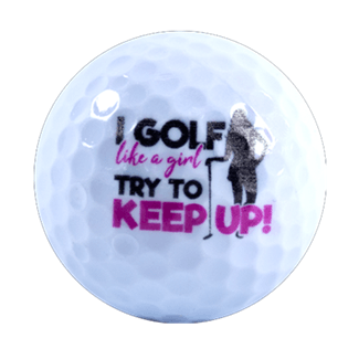 New Novelty Deluxe Golf Like a Girl Mix of Golf Balls - ReNew Golf Balls