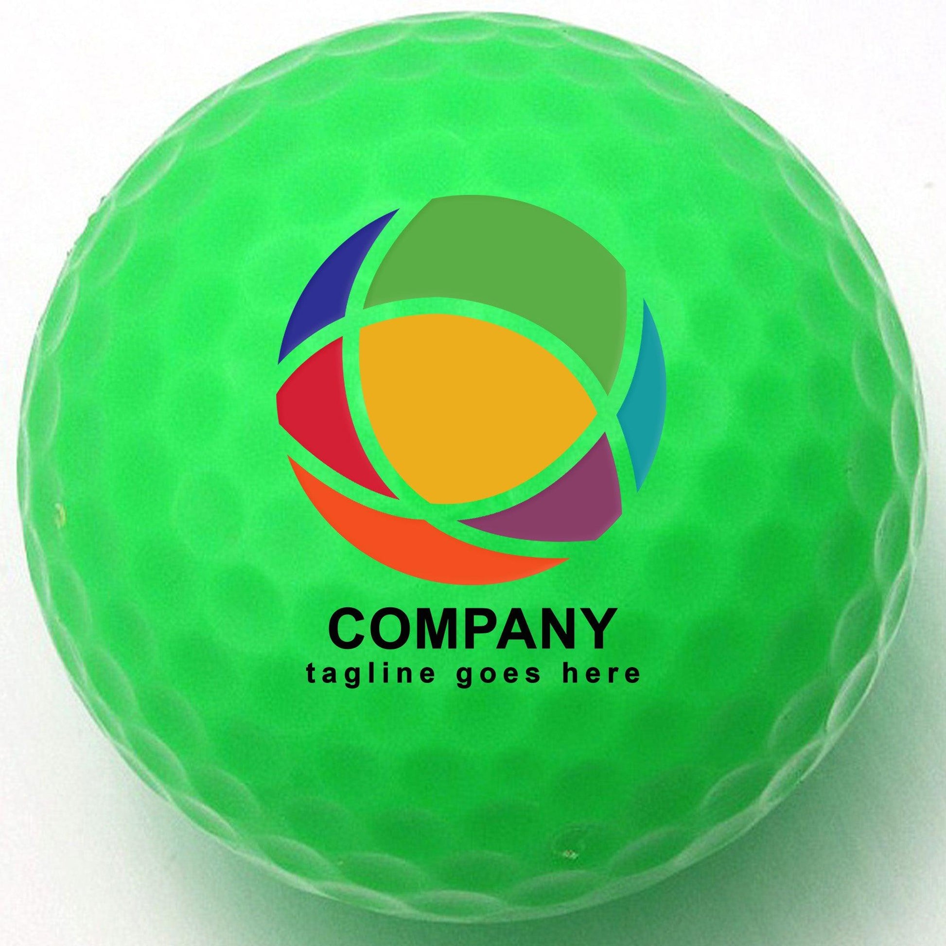 Personalized Neon Green Golf Balls - New - ReNew Golf Balls