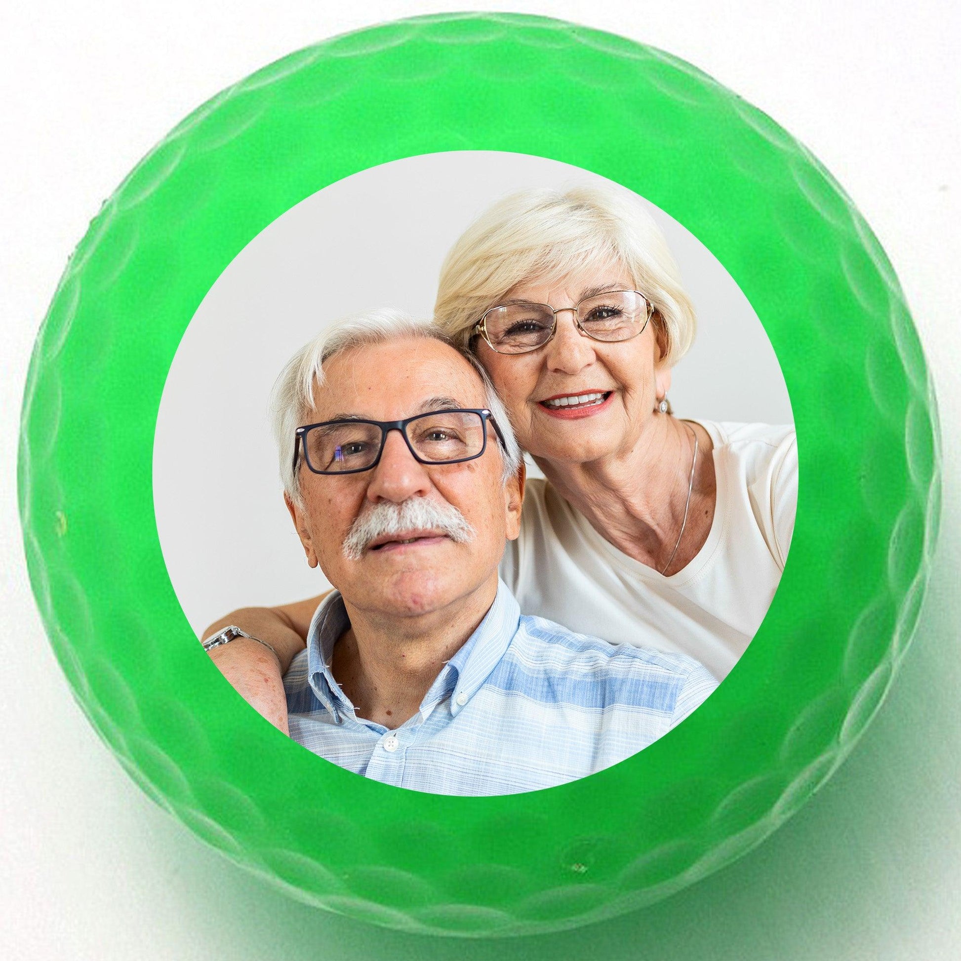 Personalized Neon Green Golf Balls - New - ReNew Golf Balls