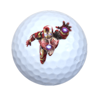 New Novelty Superhero IronMan Golf Balls - ReNew Golf Balls