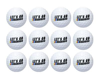 New Novelty Let's Go Brandon Golf Balls - White - ReNew Golf Balls