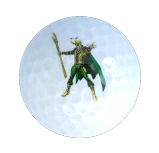 New Novelty Superhero Loki Golf Balls - ReNew Golf Balls