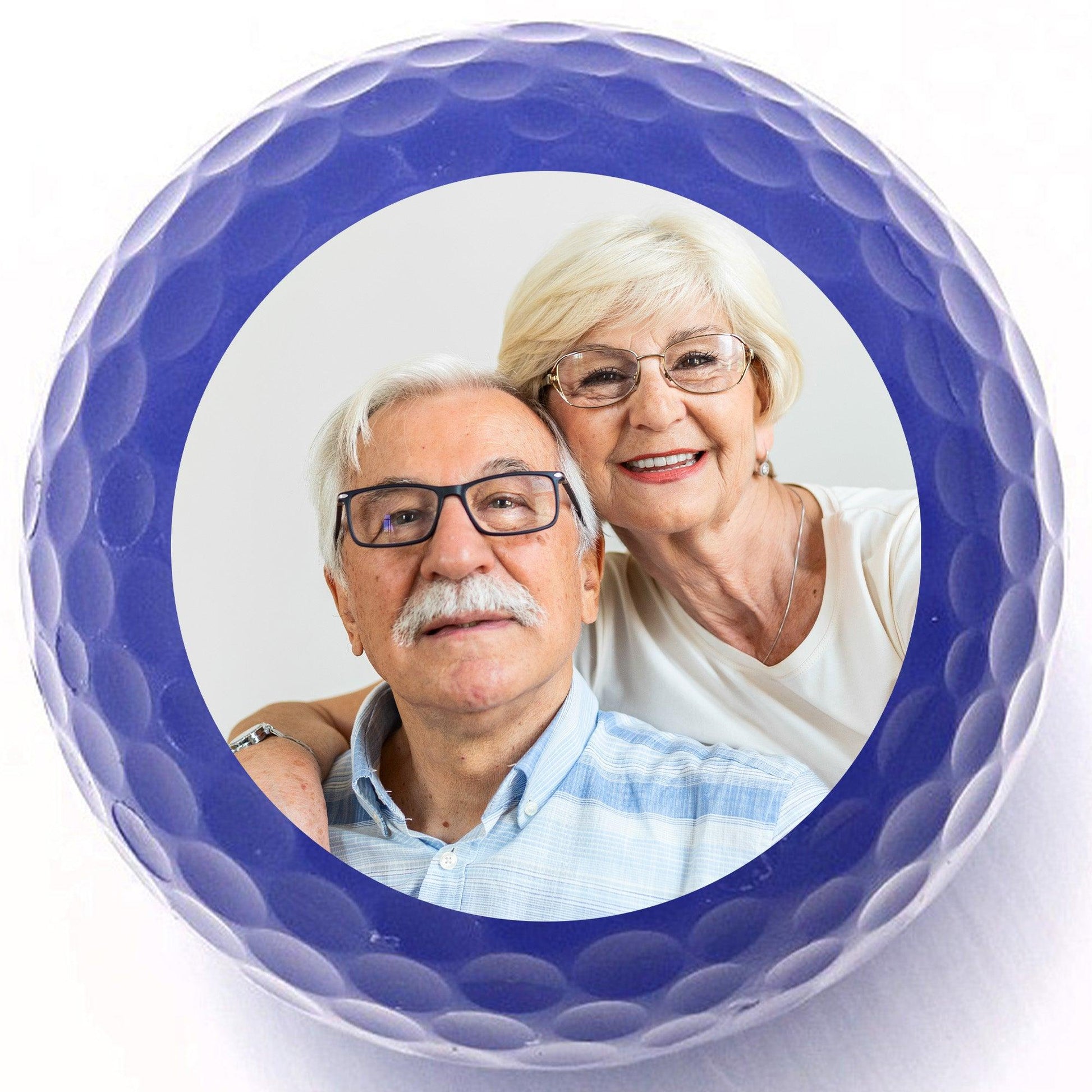 Personalized Dark Blue Golf Balls - New - ReNew Golf Balls