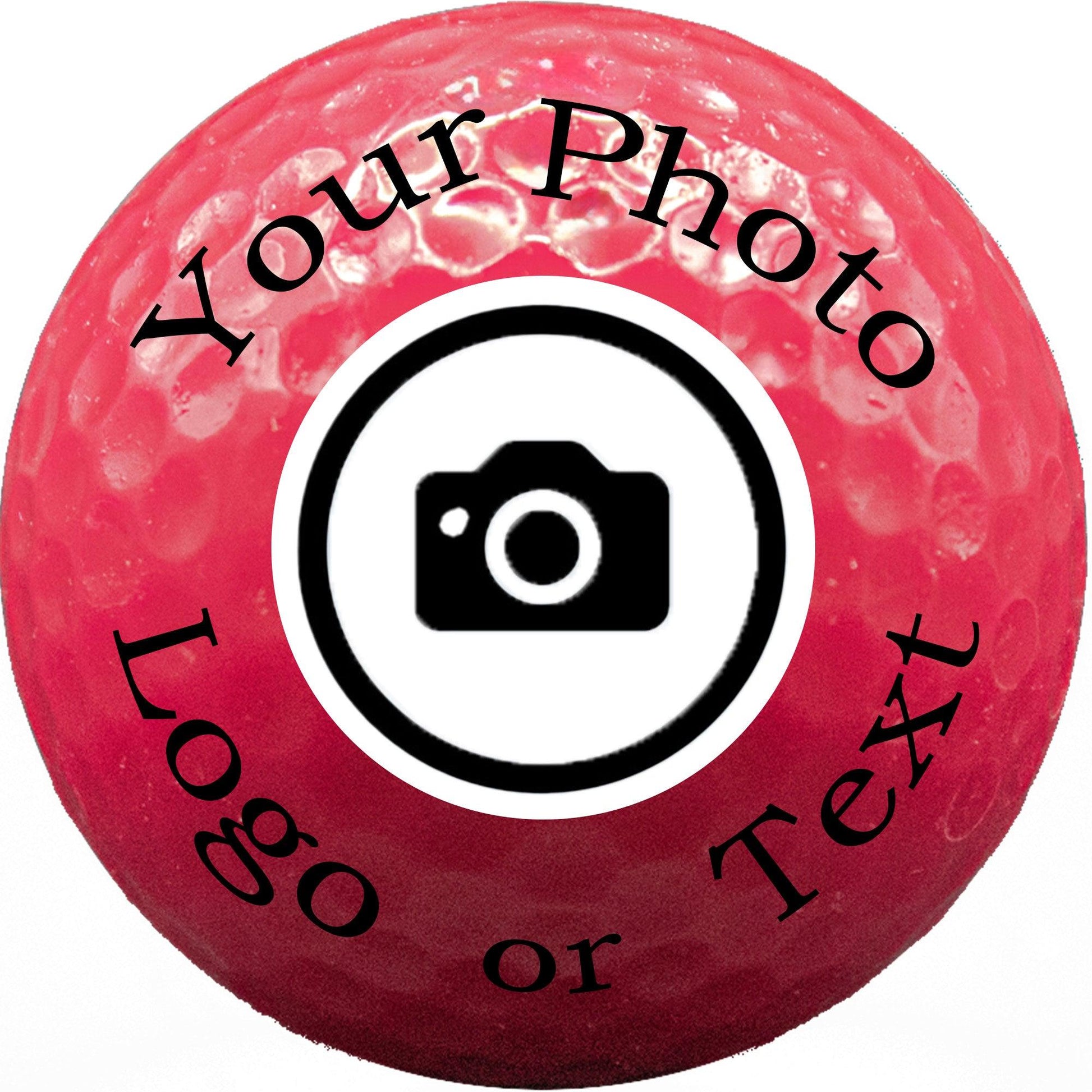 Personalized Neon Pink Golf Balls - ReNew Golf Balls