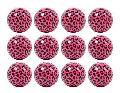 New Novelty Pink Leopard Print Golf Balls - ReNew Golf Balls
