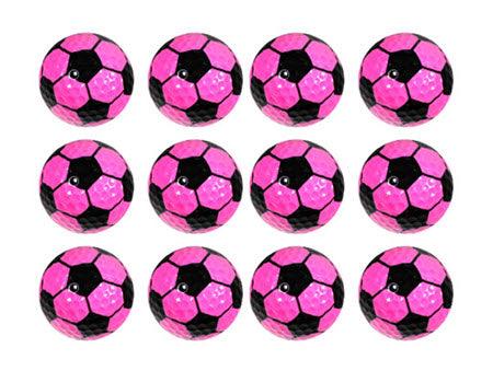 New Novelty Pink Soccer Ball Golf Balls - ReNew Golf Balls