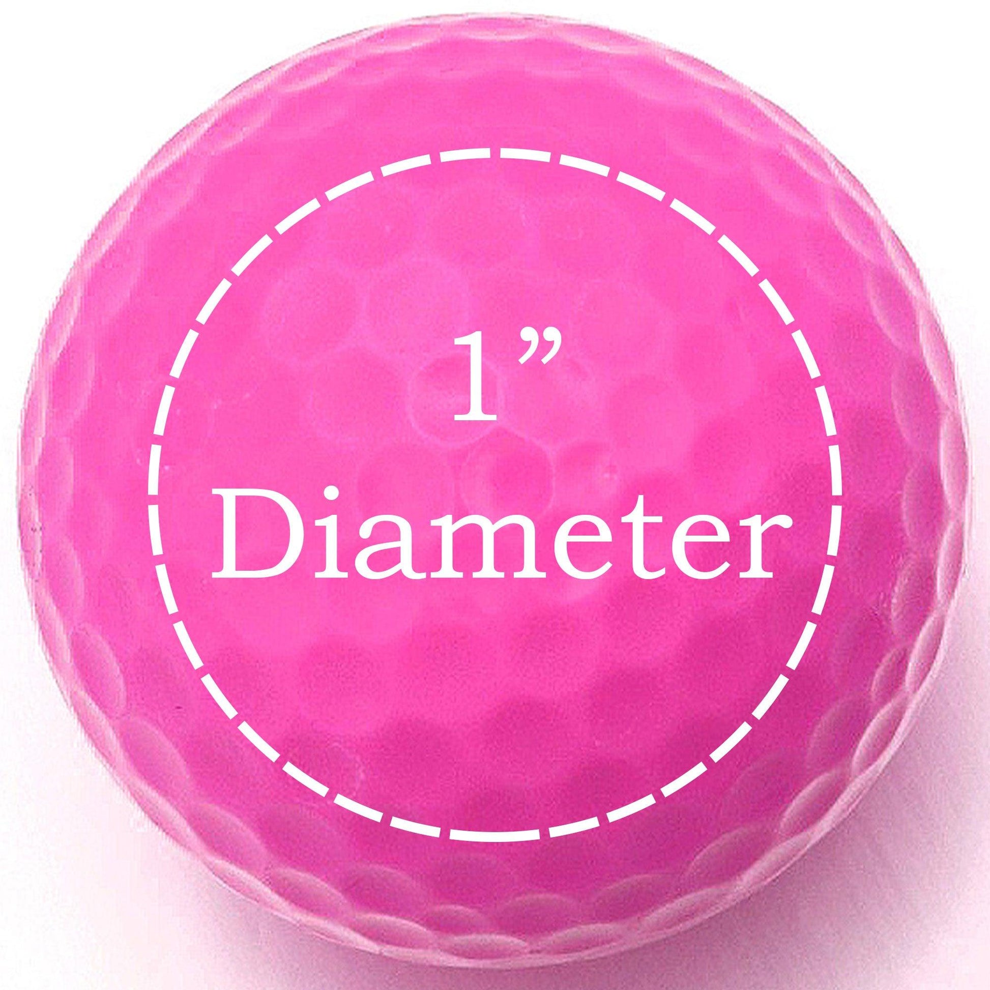 Personalized Hot Pink Golf Balls - New - ReNew Golf Balls
