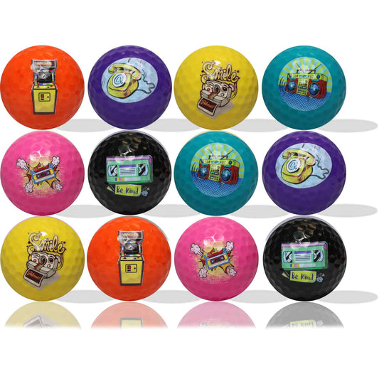New Novelty - Retro Golf Balls