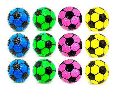 New Novelty Soccer Ball Color Mix of Golf Balls - ReNew Golf Balls
