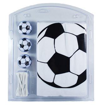 New Soccer Golf Towel, Balls and Tees Set - ReNew Golf Balls