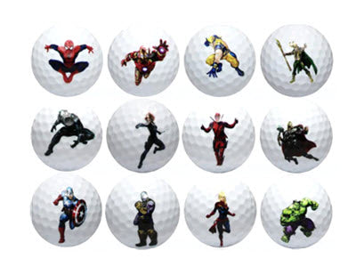 New Novelty Superhero Golf Balls - ReNew Golf Balls