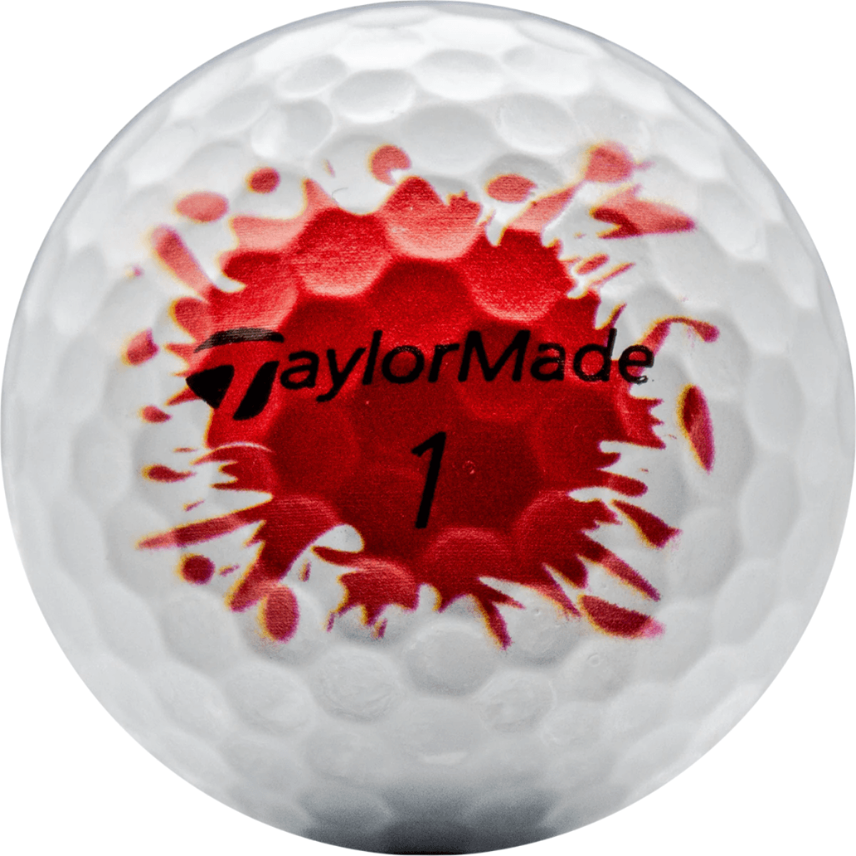 TaylorMade TP RED／TP RED.LDP／FIVE ゴルフボール Refurbished TaylorMade TP5 Blood Splatter Golf Balls – ReNew Golf