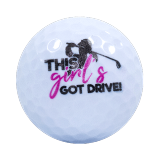 New Novelty Deluxe Golf Like a Girl Mix of Golf Balls - ReNew Golf Balls