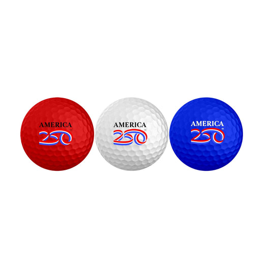 America A250 3 Ball Pack - Red, White and Blue