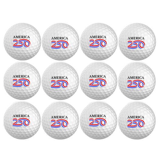 A250 12 Pack White Golf Balls