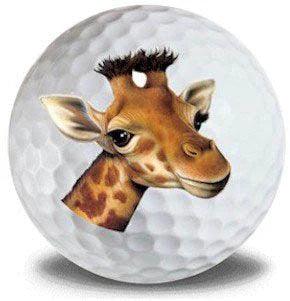 New Novelty Giraffe Golf Balls - ReNew Golf Balls