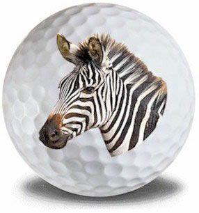 New Novelty Zebra Golf Balls - ReNew Golf Balls