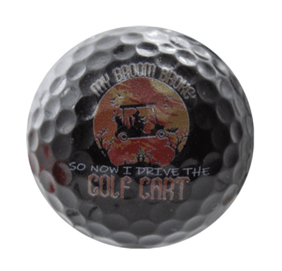 New Novelty Witch's Cart Golf Balls - ReNew Golf Balls