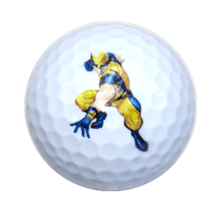 New Novelty Superhero Wolverine Golf Balls - ReNew Golf Balls