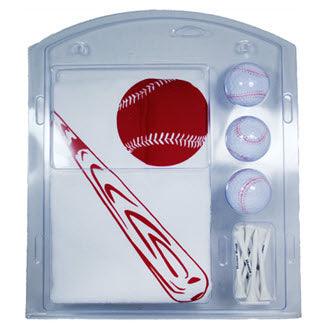 New Baseball Golf Towel, Balls and Tees Set - ReNew Golf Balls