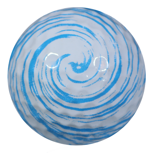 New Novelty Blue Swirl Golf Balls
