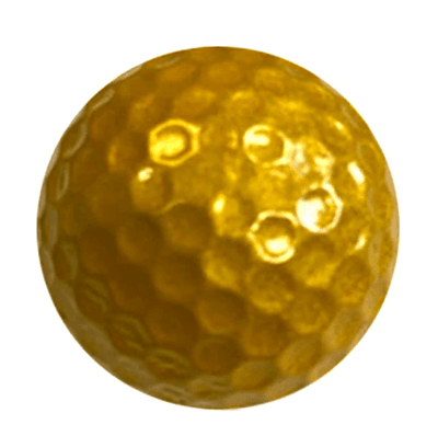 Gold Golf Balls - New - ReNew Golf Balls