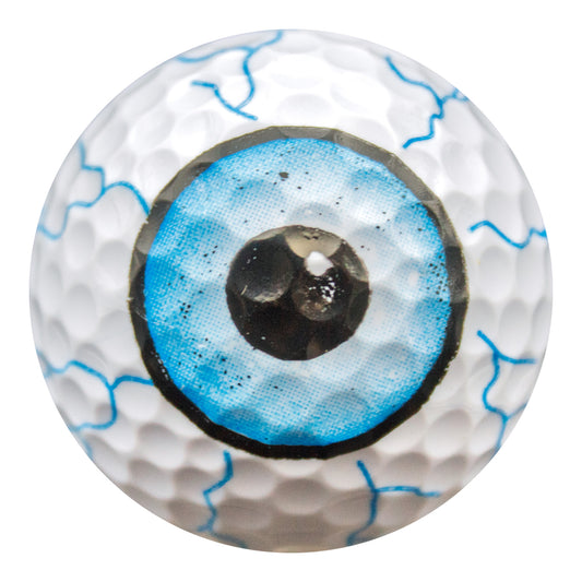 New Novelty Blue Shot Eyeballs Golf Balls