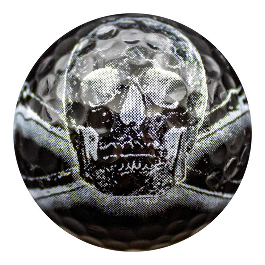 New Novelty Black Skull Golf Balls