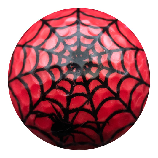 New Novelty Red Spider Web Golf Balls