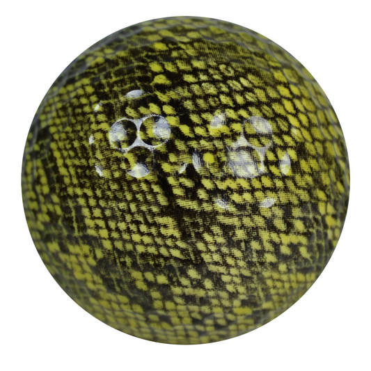 New Novelty Yellow Snakeskin Golf Balls