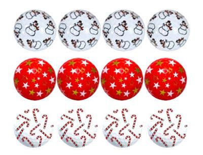 New Novelty Christmas Time Mix of Golf Balls - ReNew Golf Balls