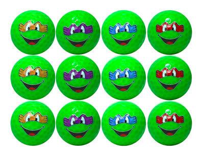 New Novelty Kung Foo Turtles Golf Balls - ReNew Golf Balls