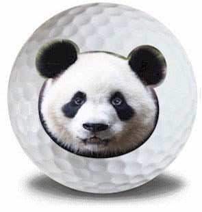 New Novelty Panda Golf Balls - ReNew Golf Balls