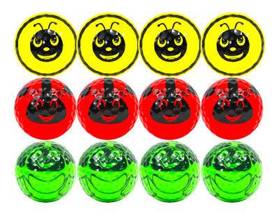 New Novelty Bumble Bee, Turtle and Lady Bug Golf Balls - ReNew Golf Balls