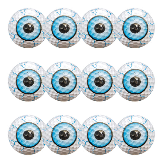 New Novelty Blue Shot Eyeballs Golf Balls