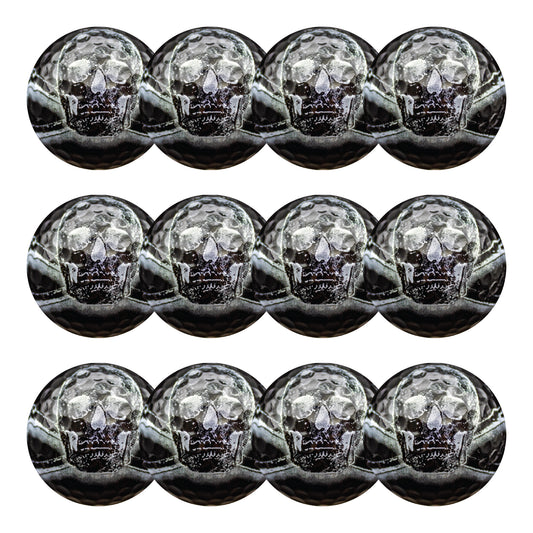 New Novelty Black Skull Golf Balls