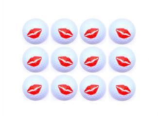 New Novelty Valentine's Kisses Golf Balls - ReNew Golf Balls