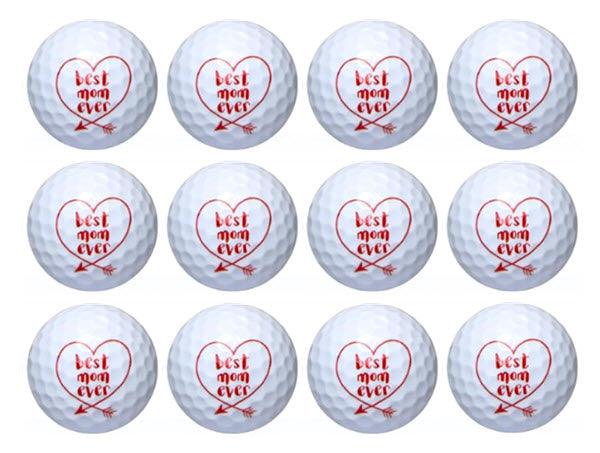 New Novelty Best Mom Ever Golf Balls - ReNew Golf Balls
