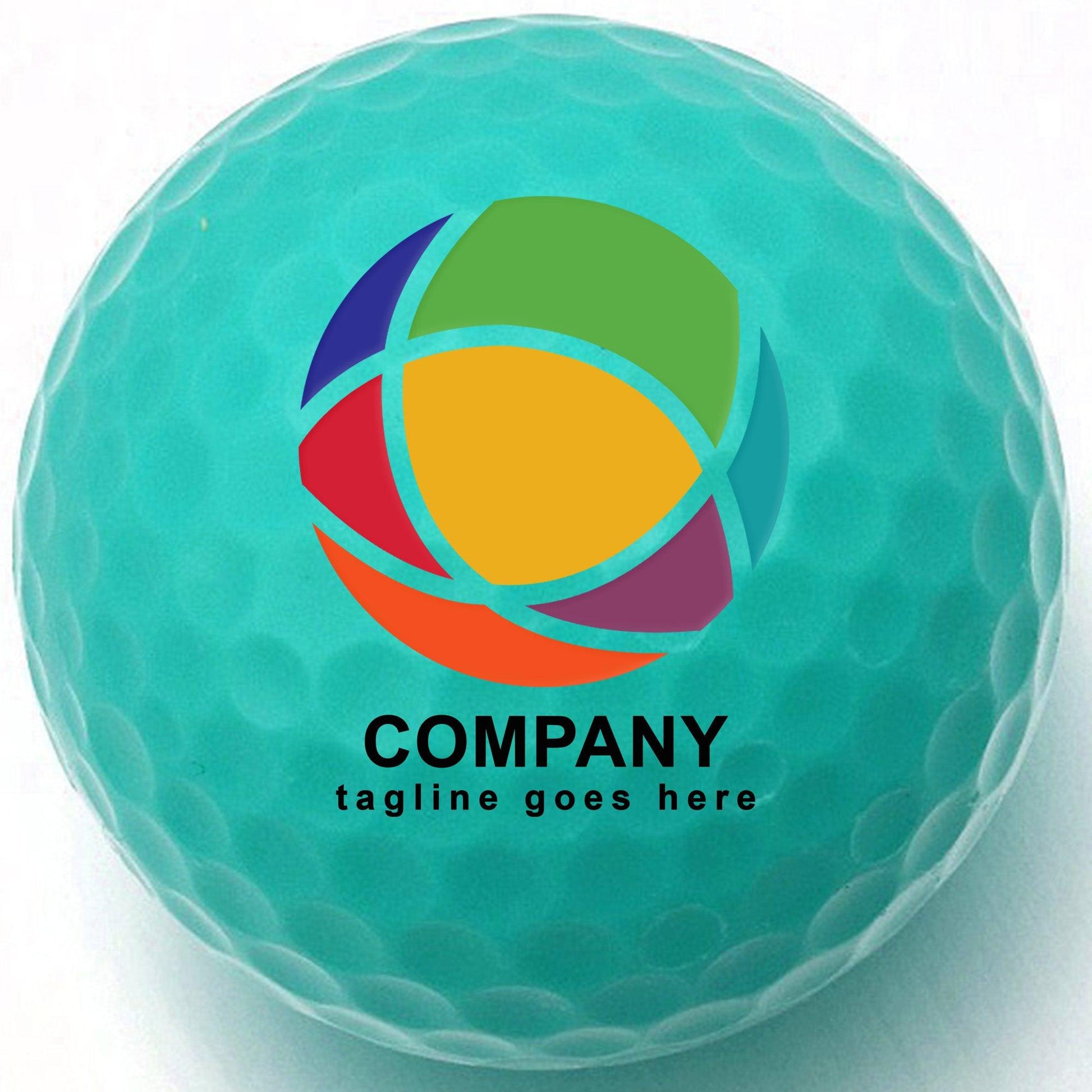Personalized Light Blue Golf Balls - New - ReNew Golf Balls