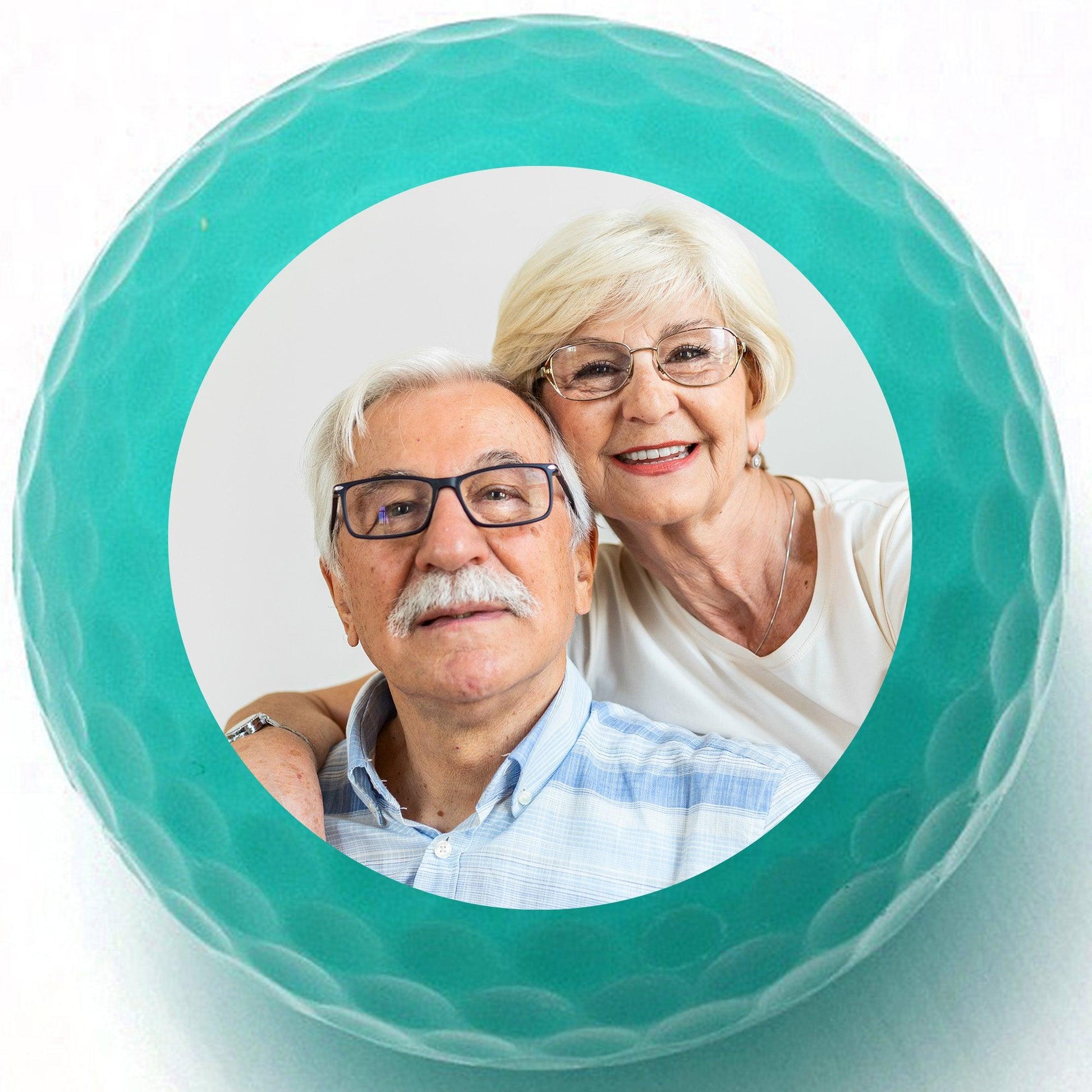 Personalized Light Blue Golf Balls - New - ReNew Golf Balls